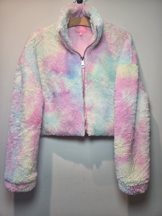 Sugar Thrillz Jackets & Blazers - Sugar Thrillz Jacket Women's Sherpa Medium Dolls Kill Candy Pastel Dopamine Y2k